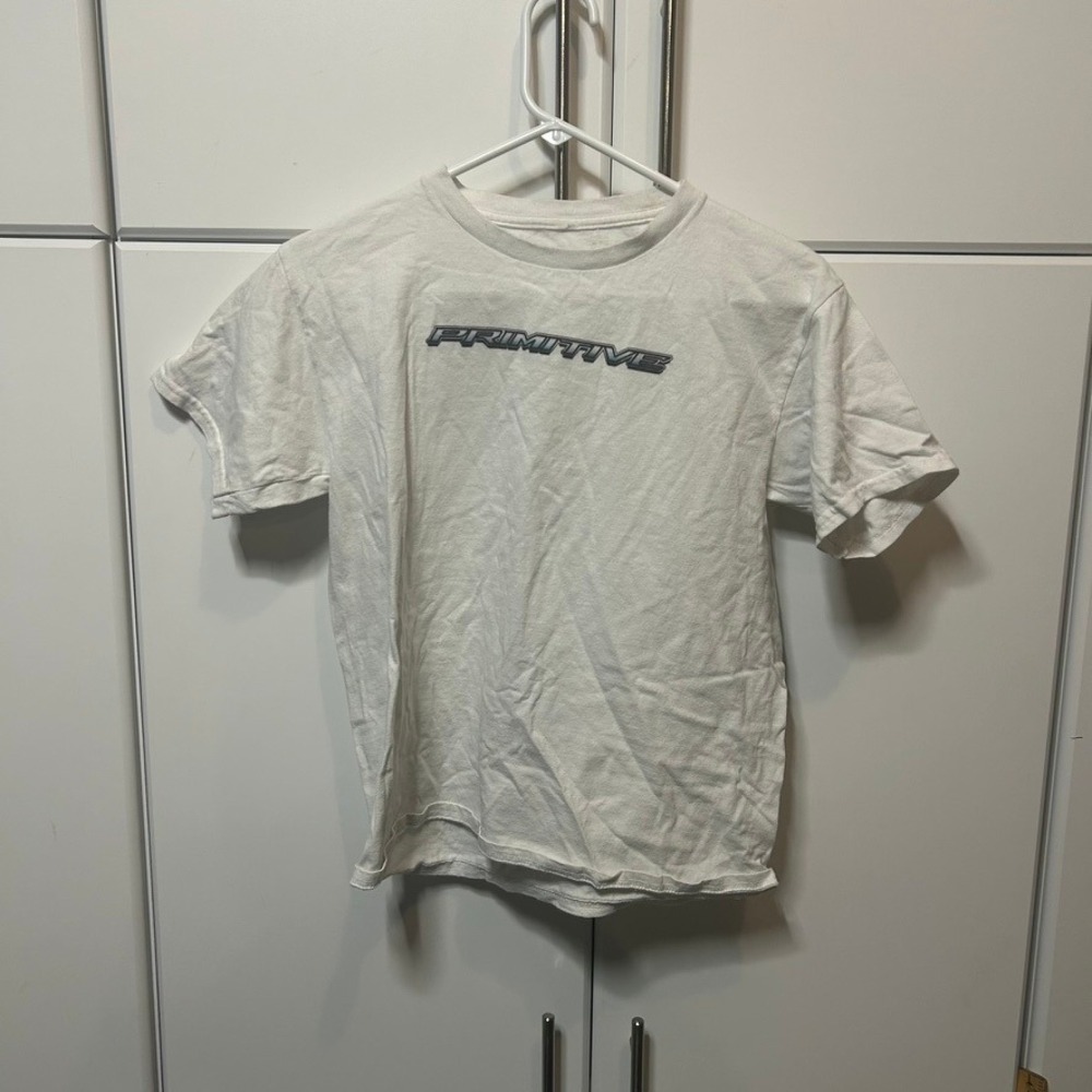 Primitive Skateboarding White JDM Car Graphic T-Shirt Mens Small Streetwear